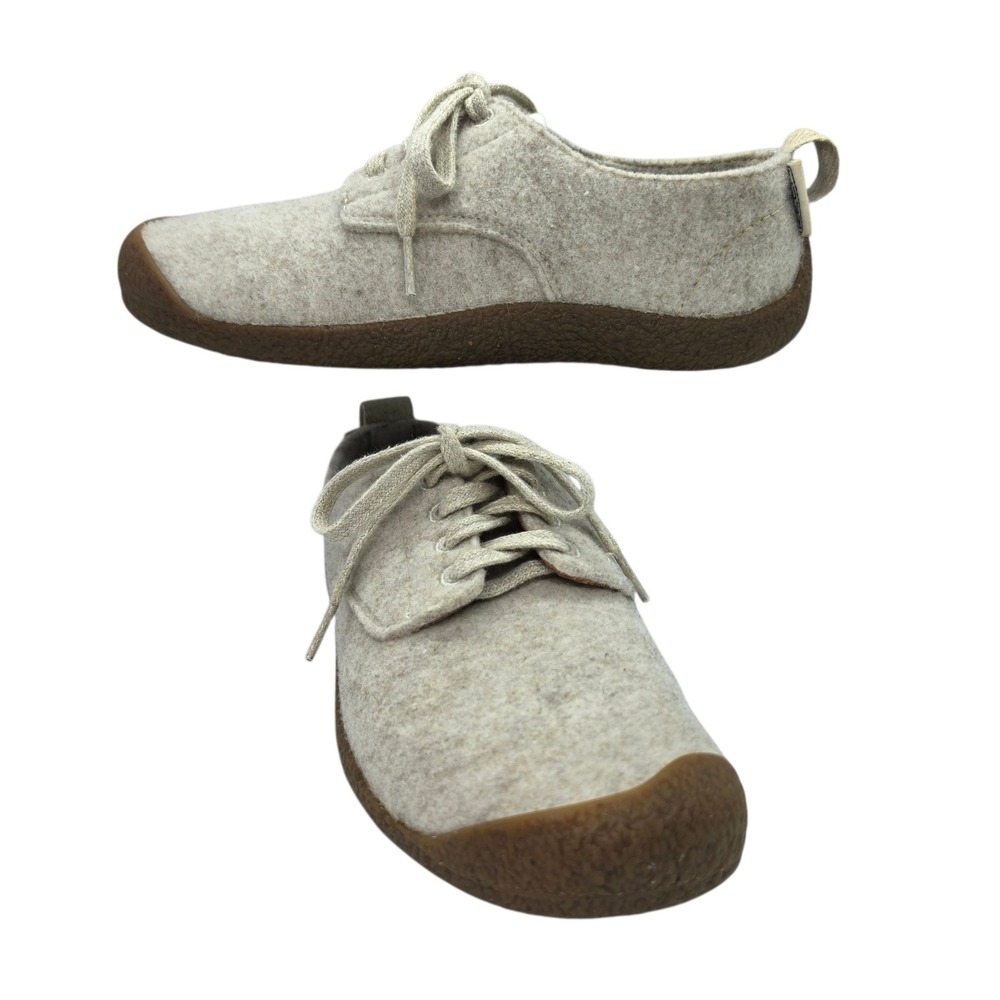 Keen Mosey Derby Birch Felt Lace Up Shoes 1026448 Womens 7